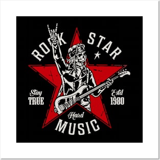 star rock music celebrity superstar Posters and Art